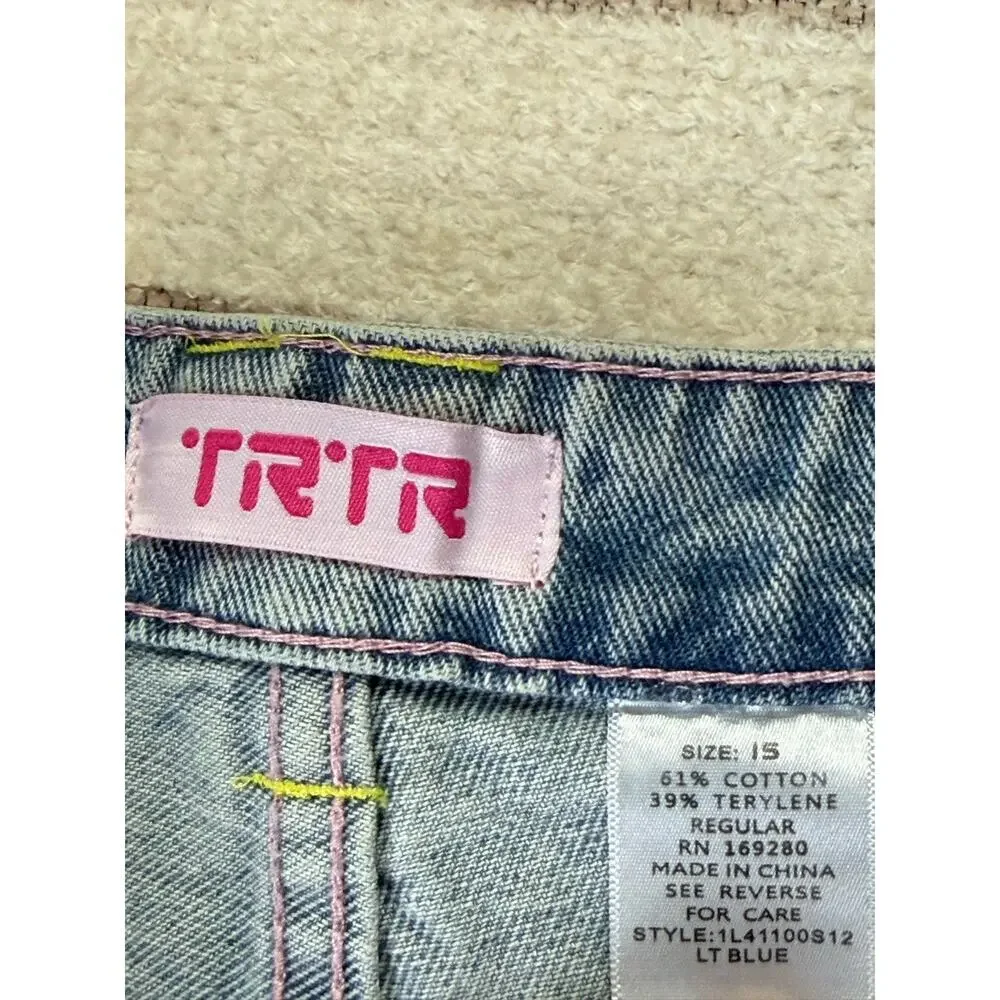 NWT Y2K Oversized High Waist Wide Leg Baggy Jeans Women Size 15 34W X 32L